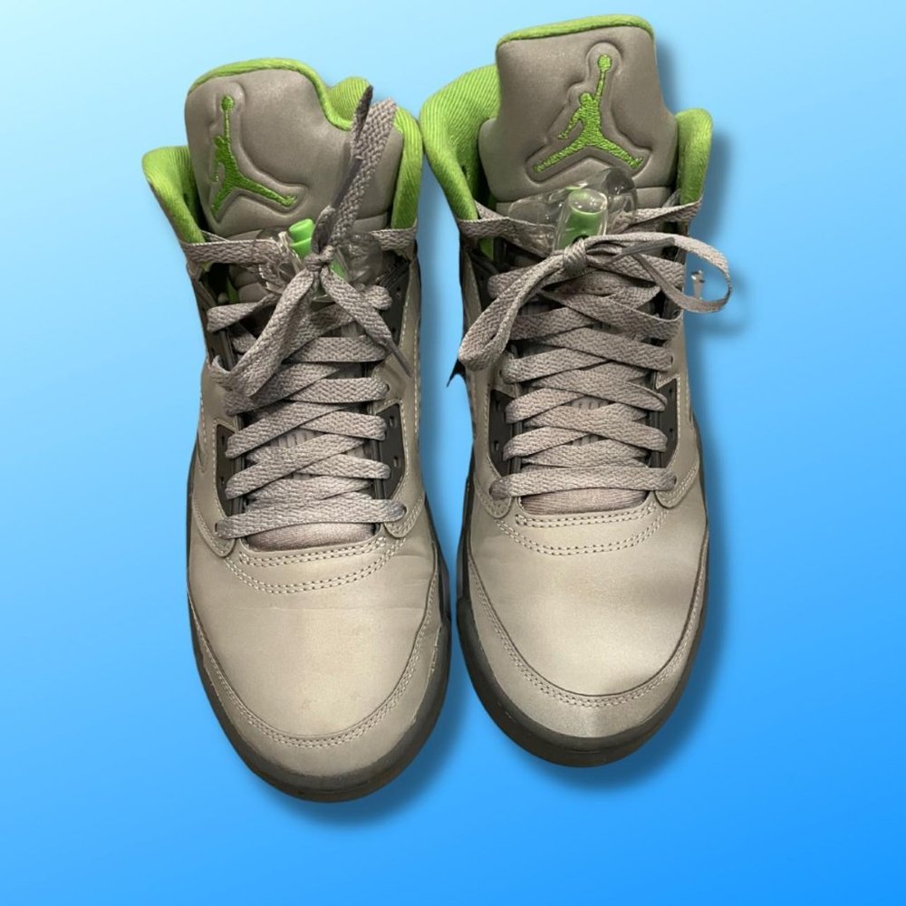 Jordan Retro 5 "Green Bean" (Box NOT Included.)